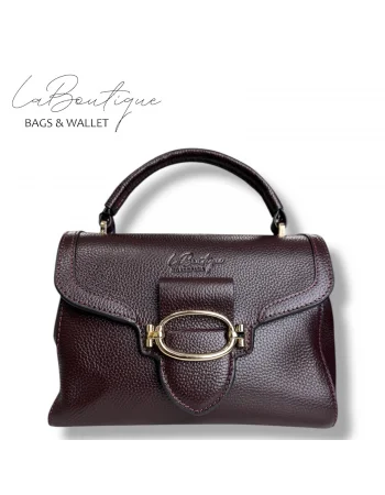 %100 DERİ LB ÇANTA D-2400 BORDO