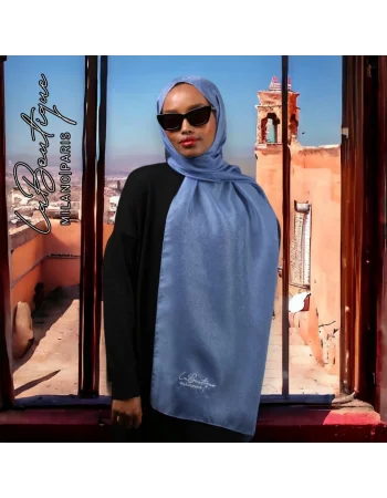 SİMLİ ŞAL - İNDİGO - 70X190