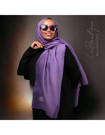 SİMLİ ŞAL - MENEKŞE - 70X190