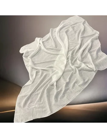 BE HAPPY EŞARP BEYAZ