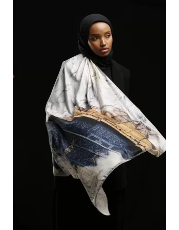 FİLİSTİN SERİSİ %100 SURA İPEK - F104 - 90X90