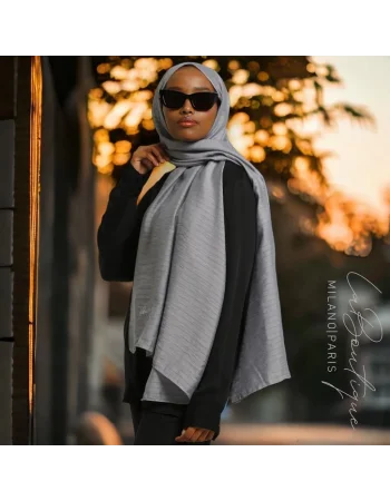 HERBAL BİTKİSEL ŞAL FIRTINA GRİ - 70X190