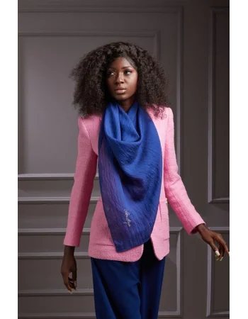 HERBAL BİTKİSEL ŞAL GECE MAVİ