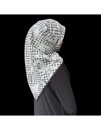 KEFİYE EŞARP F111-03 90X90 HERBAL/BİTKİSEL