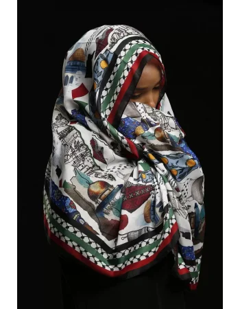 KEFİYE ŞAL F112-03 70X190 HERBAL/BİTKİSEL