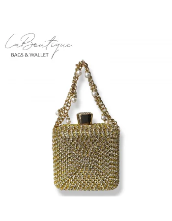 LB ABİYE ÇANTA 25-002 GOLD