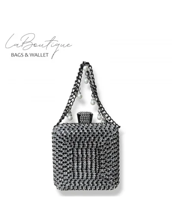 LB ABİYE ÇANTA 25-002 SİYAH