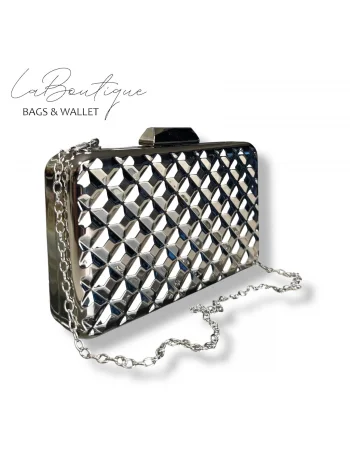 LB ABİYE ÇANTA 25-009 GÜMÜŞ