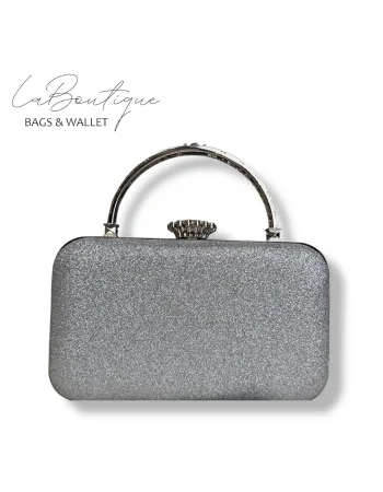 LB ABİYE ÇANTA 25-015 GÜMÜŞ