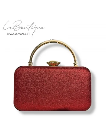 LB ABİYE ÇANTA 25-015 KIRMIZI