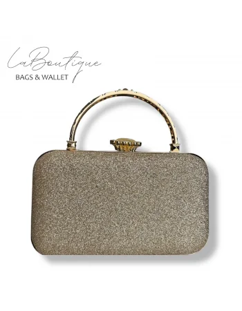 LB ABİYE ÇANTA 25-015 VİZON GOLD