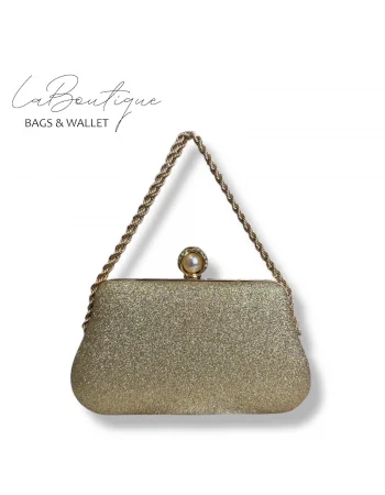 LB ABİYE ÇANTA 25-017 GOLD