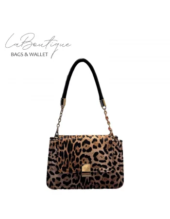 LB ÇANTA 5317 LEOPAR KAHVE