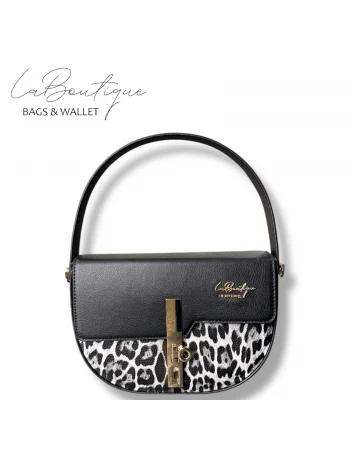 LB ÇANTA 2617 LEOPAR GRİ