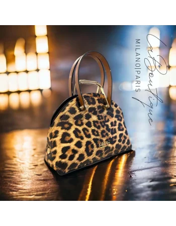 LB ÇANTA-8056 LEOPAR KAHVE