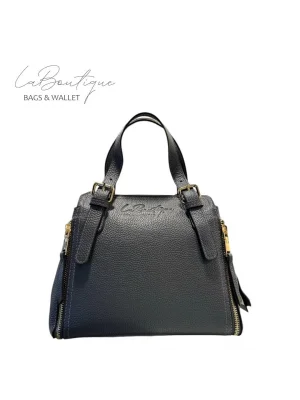 %100 DERİ LB ÇANTA D-2002-ANTRASİT