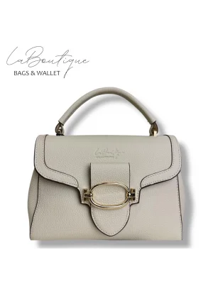 %100 DERİ LB ÇANTA D-2400 KREM