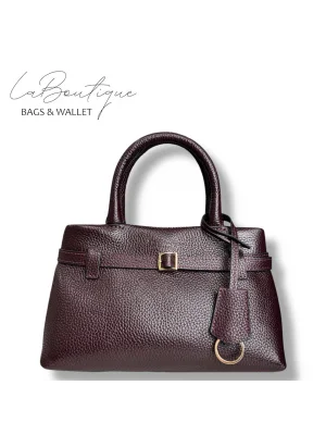 %100 DERİ LB ÇANTA D-2750 BORDO