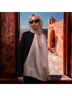 SİMLİ ŞAL - GÜLKURUSU - 70X190