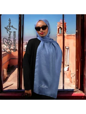 SİMLİ ŞAL - İNDİGO - 70X190