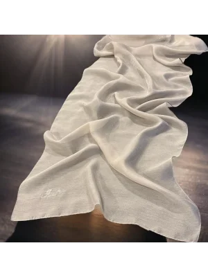 SİMLİ ŞAL - KOYU VİZON - 70X190