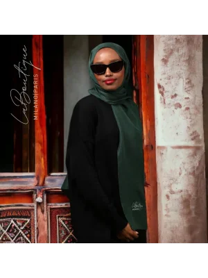 SİMLİ ŞAL - ZÜMRÜT - 70X190