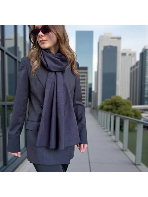 DÜZ RENK İPEK ŞAL - V05