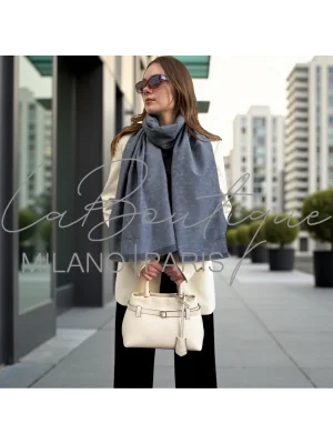 DÜZ RENK İPEK ŞAL - V116