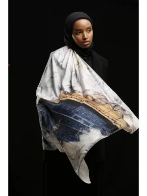 FİLİSTİN SERİSİ %100 TWILL İPEK - F110 - 90X90