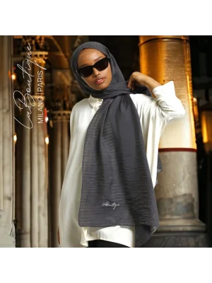 HERBAL BİTKİSEL ŞAL ANTRASİT - 70X190