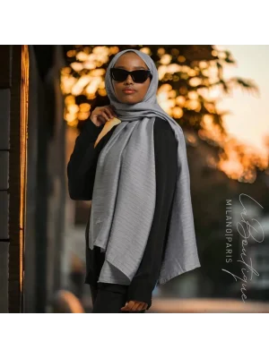 HERBAL BİTKİSEL ŞAL FIRTINA GRİ - 70X190