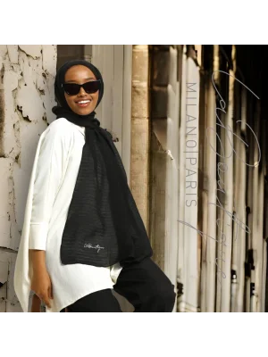 HERBAL BİTKİSEL ŞAL SİYAH - 70X190