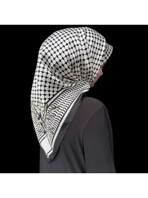 KEFİYE EŞARP F103 90X90 SOFT PAMUK