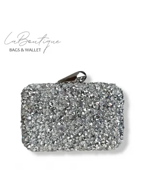 LB ABİYE ÇANTA 25-003 GÜMÜŞ