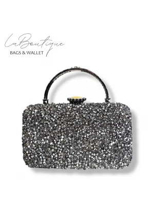 LB ABİYE ÇANTA 25-004 PLATİN