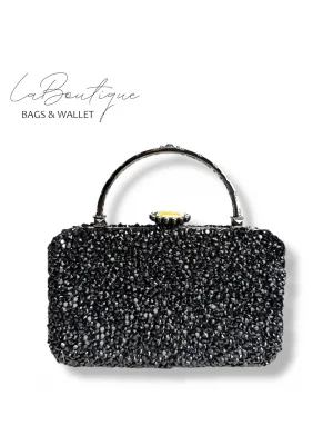 LB ABİYE ÇANTA 25-004 SİYAH