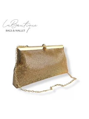 LB ABİYE ÇANTA 25-005 GOLD