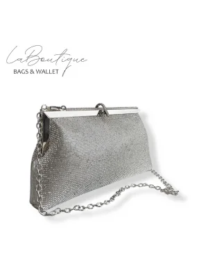 LB ABİYE ÇANTA 25-005 GÜMÜŞ