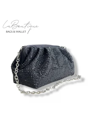 LB ABİYE ÇANTA 25-006 SİYAH