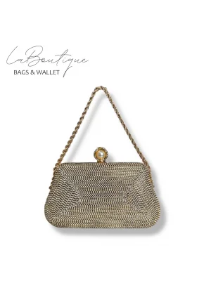 LB ABİYE ÇANTA 25-007 GOLD