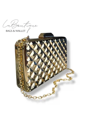 LB ABİYE ÇANTA 25-009 GOLD