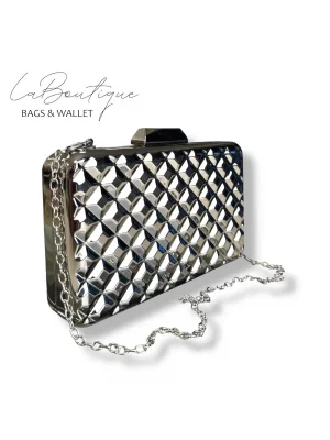 LB ABİYE ÇANTA 25-009 GÜMÜŞ