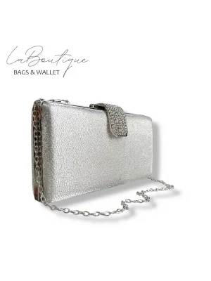 LB ABİYE ÇANTA 25-010 GÜMÜŞ