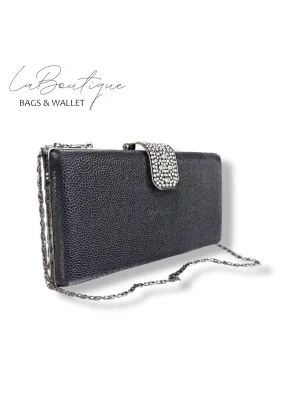 LB ABİYE ÇANTA 25-010 SİYAH