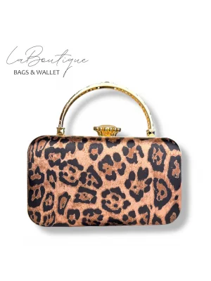 LB ABİYE ÇANTA 25-014 LEOPAR