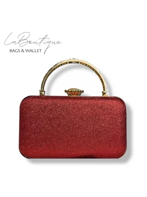 LB ABİYE ÇANTA 25-015 KIRMIZI