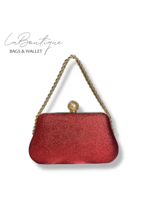 LB ABİYE ÇANTA 25-017 KIRMIZI