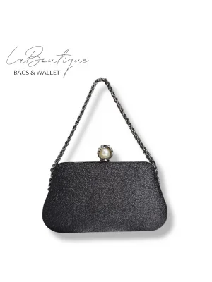 LB ABİYE ÇANTA 25-017 SİYAH