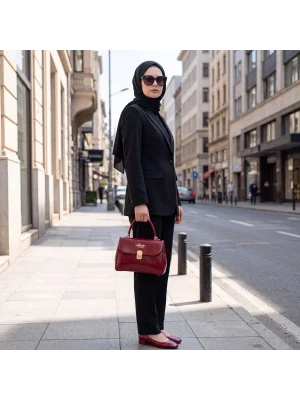 LB ÇANTA 1318 RUGAN BORDO