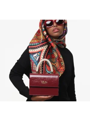 LB ÇANTA 7134 İNCİLİ/ABİYE BORDO